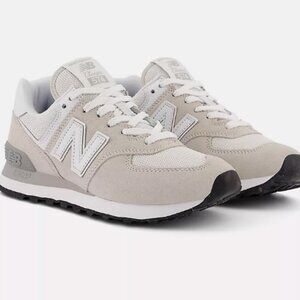 new balance 574 grey/white